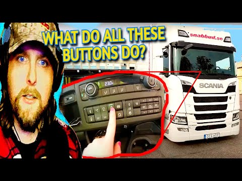 American Reacts to In Depth Tour of Scania R500 with Trucker Cassie