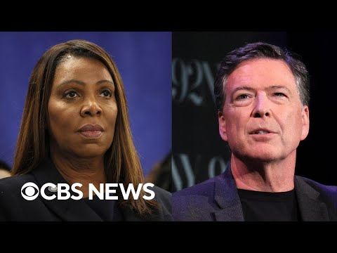Justice Department defends cases against James Comey and Letitia James