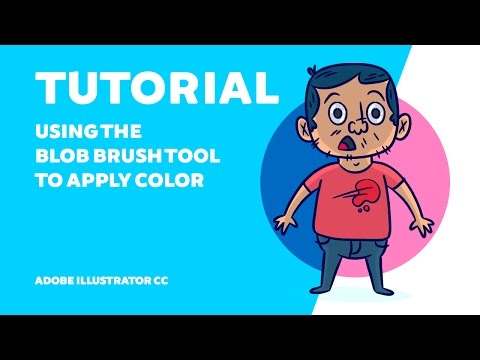 TUTORIAL | Using the Blob Brush Tool to Apply Color - Adobe Illustrator CC