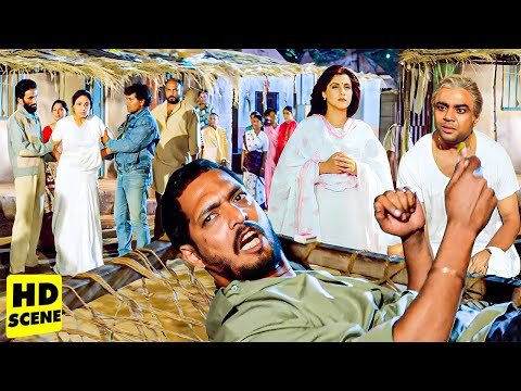 कुत्ते की तरह जीने की आदत पड़ी है सबको.. गरीबी की मौत मरेंगे साले | Nana Patekar Dialogues Krantiveer