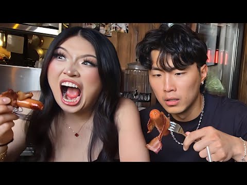 Trying Korean Breakfast with Nina… Regret Was Made 💀