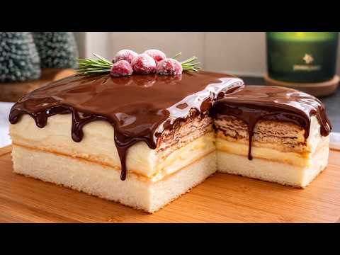 Easy Boston Cream Pie Recipe | Easy Quick Recipes
