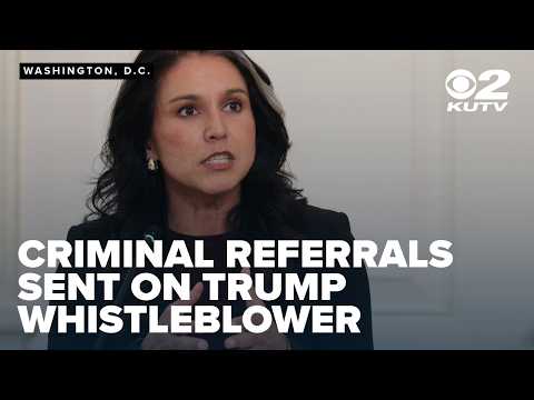 Tulsi Gabbard files criminal referral tied to Trump 2019 impeachment