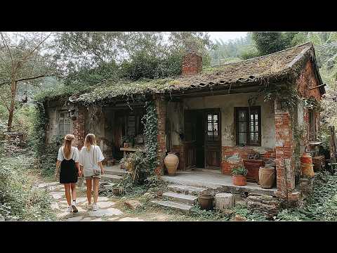 Successfully divorced, two single strangers turned an abandoned old house into a dream paradise