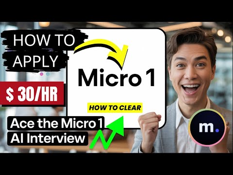 Insider Info: How to Apply and Ace the Micro 1 AI Interview!