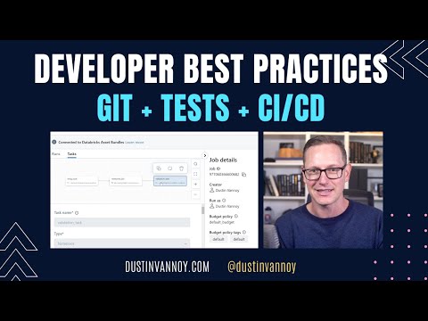 Developer Best Practices on Databricks: Git, Tests, and Automated Deployment