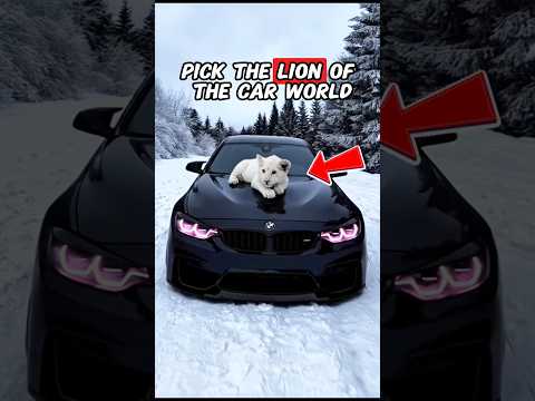 Pick the Lion of the Car World 🚗🦁 #shorts #automobile #car #animals
