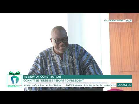 President Mahama Receives Final Report of Constitutional Review Committee | Channel One News