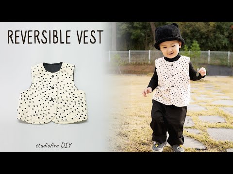 [DIY] Reversible Baby Vest _ sewing tutorial