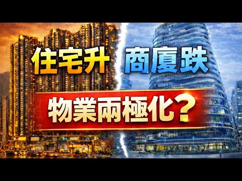 住宅升 商廈跌 香港物業市場已經一分為二?|財經大排檔