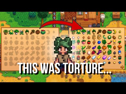 Completing the Entire Stardew Valley Shipping Collection in Order