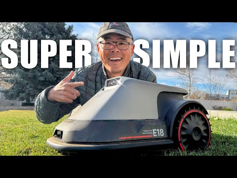 The EASIEST Robot Mower: EUFY E18 Review