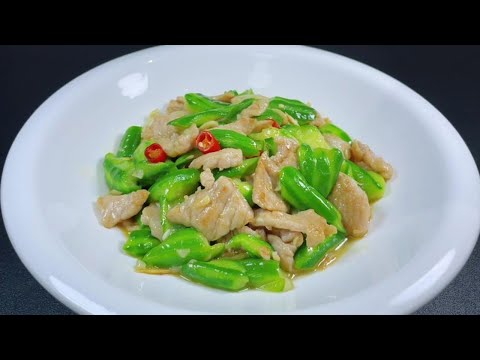 How to make loofah fried pork? A lot of people go directly to the pot to fry