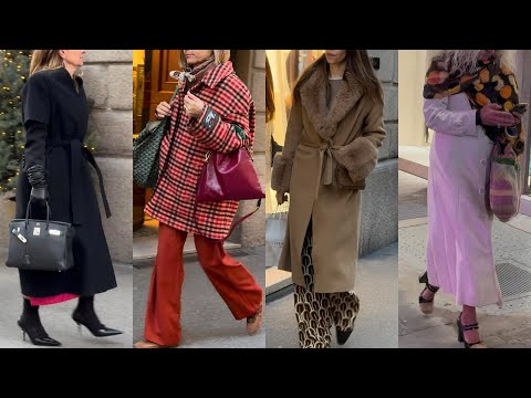 Italian Unique Fashion Look 2025 | Milan December Chic Street Style