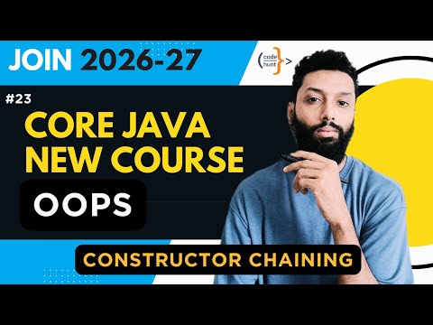 Constructor Chaining in Java Explained | this() Rules | OOPs in Hindi | CodeHunt