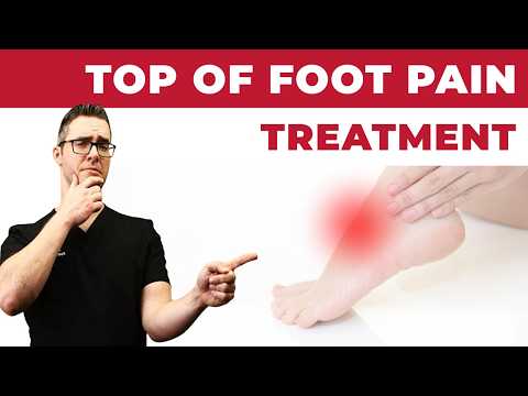 TOP of the FOOT PAIN Home Treatment [Exercises, Massage, Stretches]