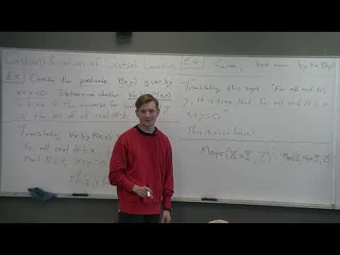 Proof, Set Theory, and Logic - Quantification of Several Variables and Negation (Part 1)
