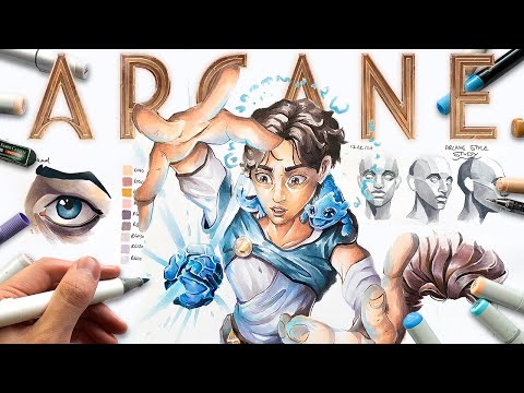 I Tried Recreating the ARCANE Art Style... 🎨💥 *350k special*