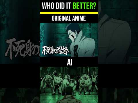 AI vs Anime - Zombieman #onepunchman