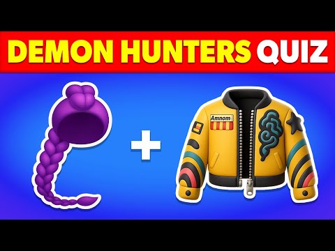 Guess the KPop Demon Hunters movie characters by song & emoji 🤩 Rumi, Mira, Saja Boys, Zoey