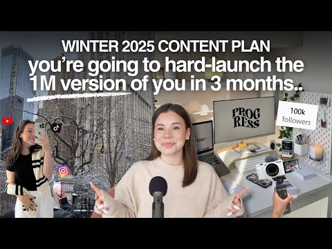 You're going to be a full-time content creator after the first 3-months of 2025 & here's how..