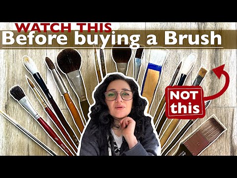 Watercolour BRUSHES: All you NEED TO KNOW Tutorial for Beginners Which 1 will solve your problems?