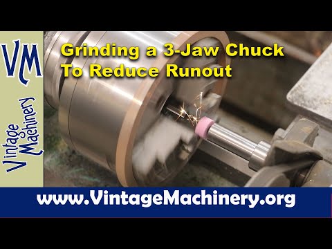 Grinding the Faces of the  Jaws on a Three-Jaw  Chuck to Reduce Runout