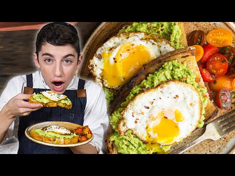 Ultimate Avocado Toast With A Fried Egg On Top | Eitan Bernath