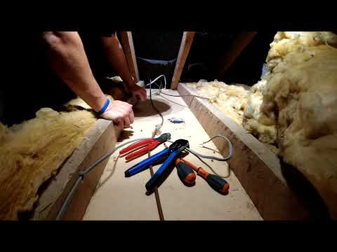 Electricians day extractor fan installation.
Client wanted a fan light!!! Nope