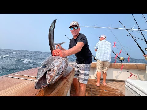 2 Days on a 8.5 Million $ Boat! Tuna, Wahoo, Marlin & Tilefish Catch & Cook