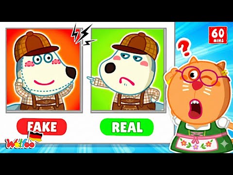 Wolfoo Geschichte 🐺 Detektiv Wolfoo 🕵️ Echt oder Fälschung?! 😱 Wer ist der Nachahmer?