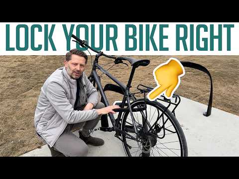 Spot the mistake I made locking 8 different bike locks