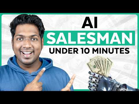 How I Built an AI Salesman in Just 10 Minutes 🤩 | No Coding