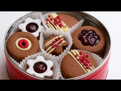 πͺ 5-Ingredient Danish Butter Cookies β Holiday Chocolate Cookie Box ππ«