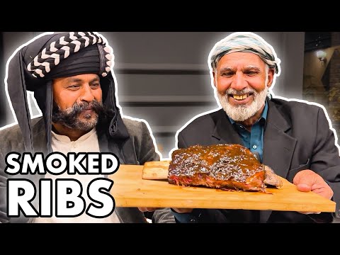 Tribal People Try Authentic Smoked Ribs