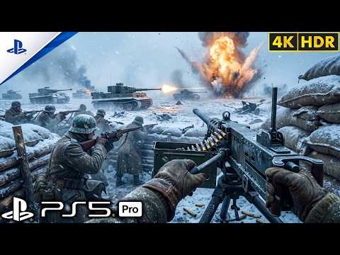 (PS5) The Most Brutal WWII Ambush on German Forces | Realistic Gameplay [4K60FPS] Call of Duty
