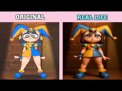 Best TikToks of The Amazing Digital Circus: Pomni Egyptian Trend | Original vs Plush Toys