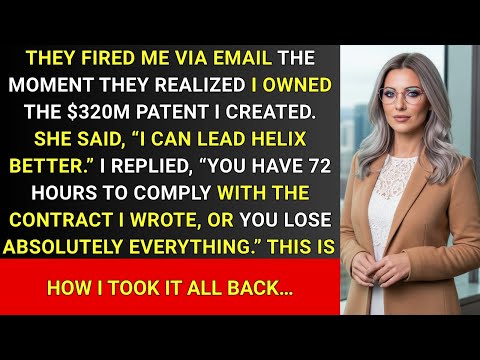 The VP Replaced Me Overnight—She Didn't Know I Filed the $320M Patent