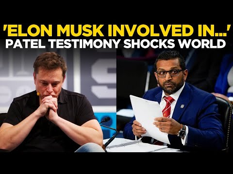 LIVE | Elon Musk Involved In Epstein Killing? Kash Patel Drops BIG BOMBSHELL, Musk Names In Files..