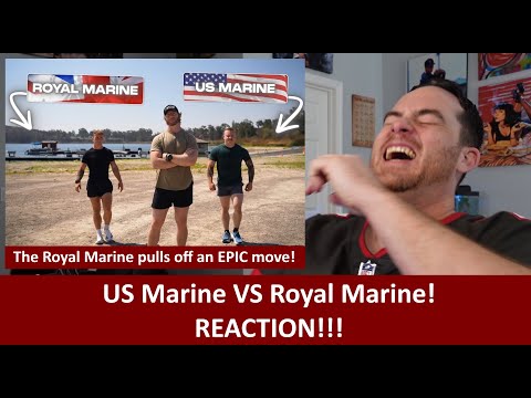 American Reacts US Marine VS Royal Marine REACTION