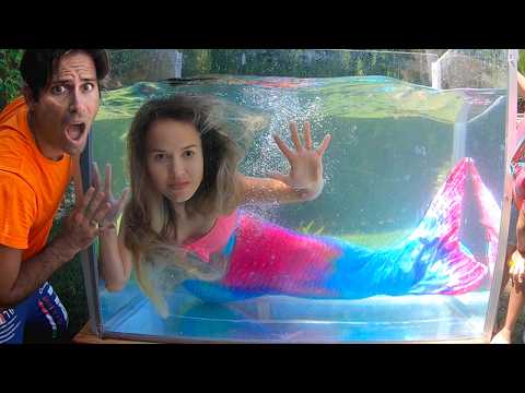 La Sirena Embarazada en el Jakuzzi de Slime neceista ayuda para dar a Luz