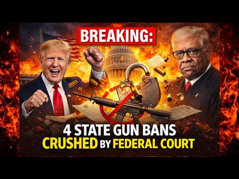 BREAKING: 4 State Gun Bans Just Got Crushed by Federal Court