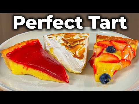 Super Creamy Custard Tarts Topped 3 Ways