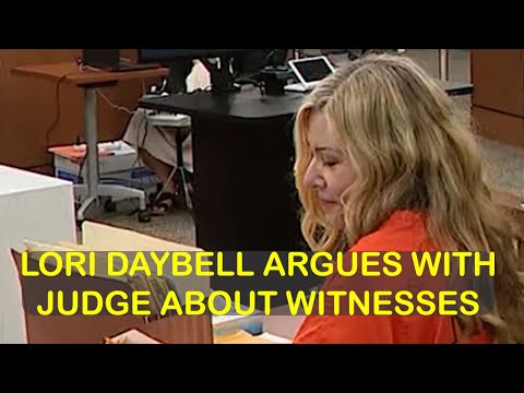 Lori Vallow Daybell argues with judge about witnesses in her trial