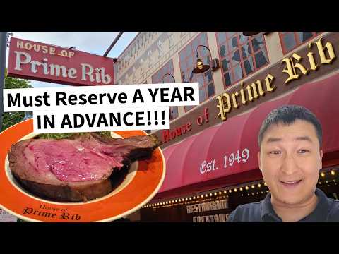 California’s HARDEST Reservation! Is House of Prime Rib Worth the Hype?