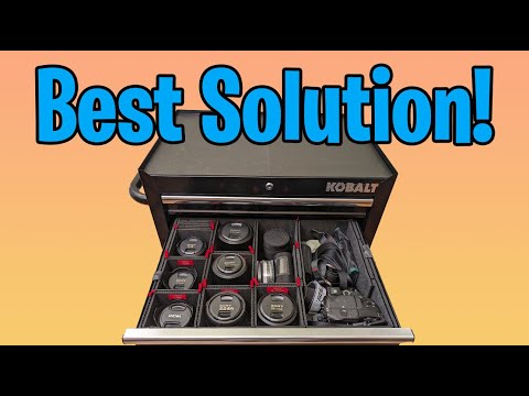 How to ORGANIZE your camera gear using a tool chest
