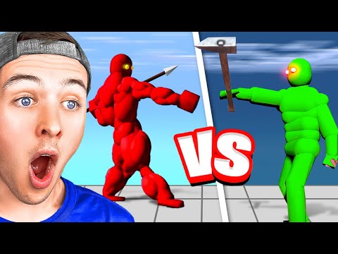 Reacting to SUPER POWERFUL NPCs FIGHT!