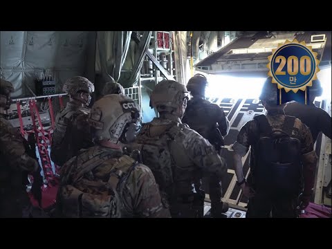 공군, '미라클 작전' 출발 및 임무수행 영상 (항공촬영사 현지 동행)