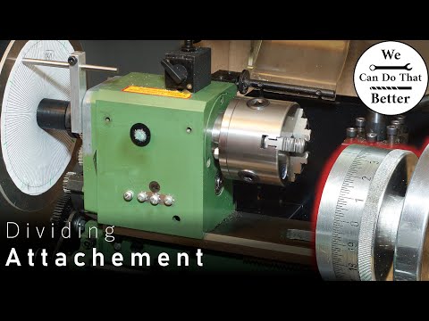 Dividing attachment for the Mini Lathe - For making scales on the Lathe