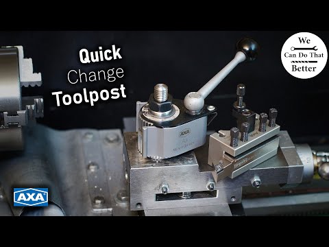 Installing a Quick Change Tool Post on the Mini Lathe - Scraping Included!